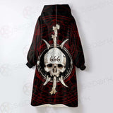 Satanic 666 SED-0294 Oversized Sherpa Blanket Hoodie