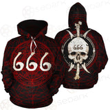 Satanic 666 SED-0294 Hoodie Allover