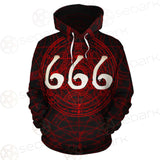 Satanic 666 SED-0294 Hoodie Allover