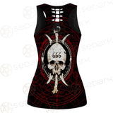Satanic 666 SED-0294 Hollow Out Tank Top