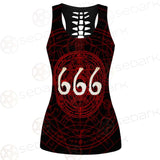 Satanic 666 SED-0294 Hollow Out Tank Top