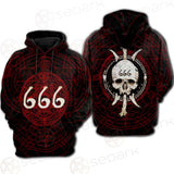 Satanic 666 SED-0294 Hoodie Raglan