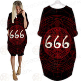 Satanic 666 SED-0294 Batwing Pocket Dress