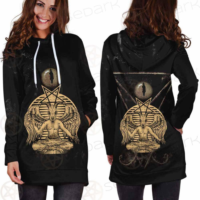 Lucifer Eye SED-0296 Hoodie Dress