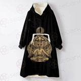 Lucifer Eye SED-0296 Oversized Sherpa Blanket Hoodie