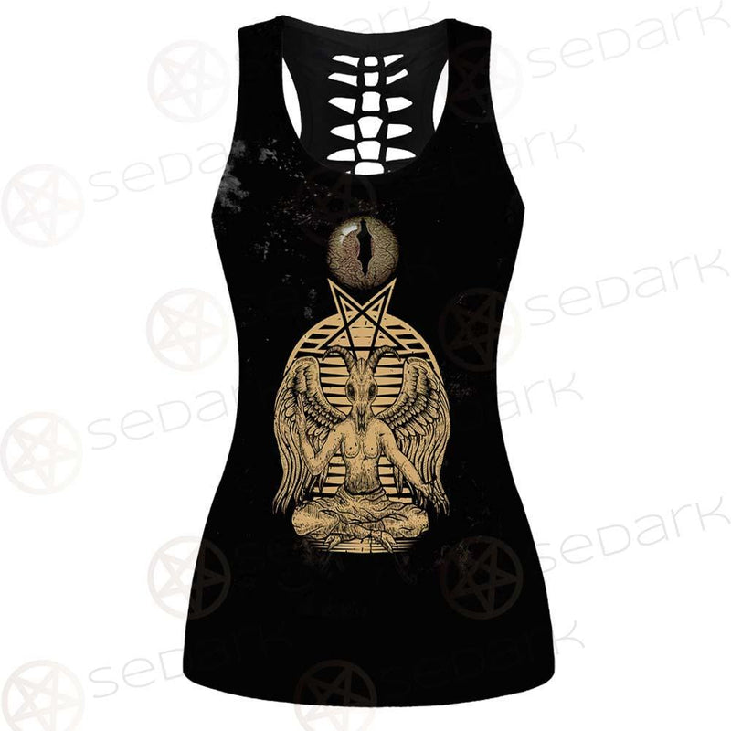 Lucifer Eye SED-0296 Hollow Out Tank Top