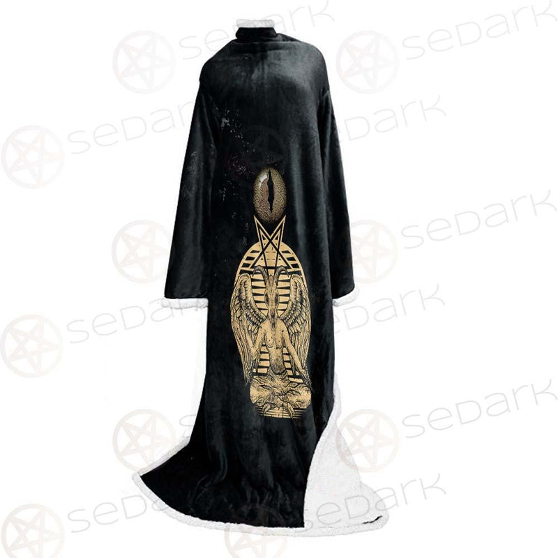 Lucifer Eye SED-0296 Sleeved Blanket