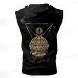 Lucifer Eye SED-0296 Zip Sleeveless Hoodie