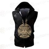 Lucifer Eye SED-0296 Zip Sleeveless Hoodie