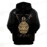 Lucifer Eye SED-0296 Hoodie Raglan Zip