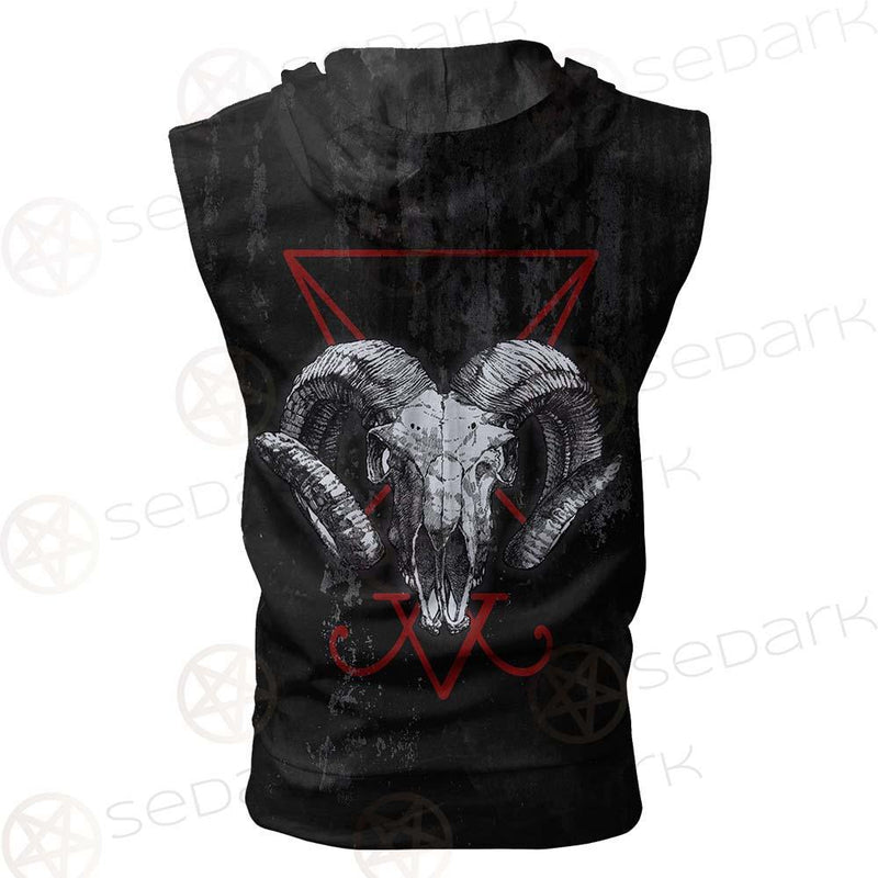 Lucifer Snake SED-0297 Zip Sleeveless Hoodie