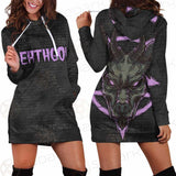 Pentagram Goat SED-0298 Hoodie Dress