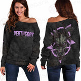 Pentagram Goat SED-0298 Off Shoulder Sweaters