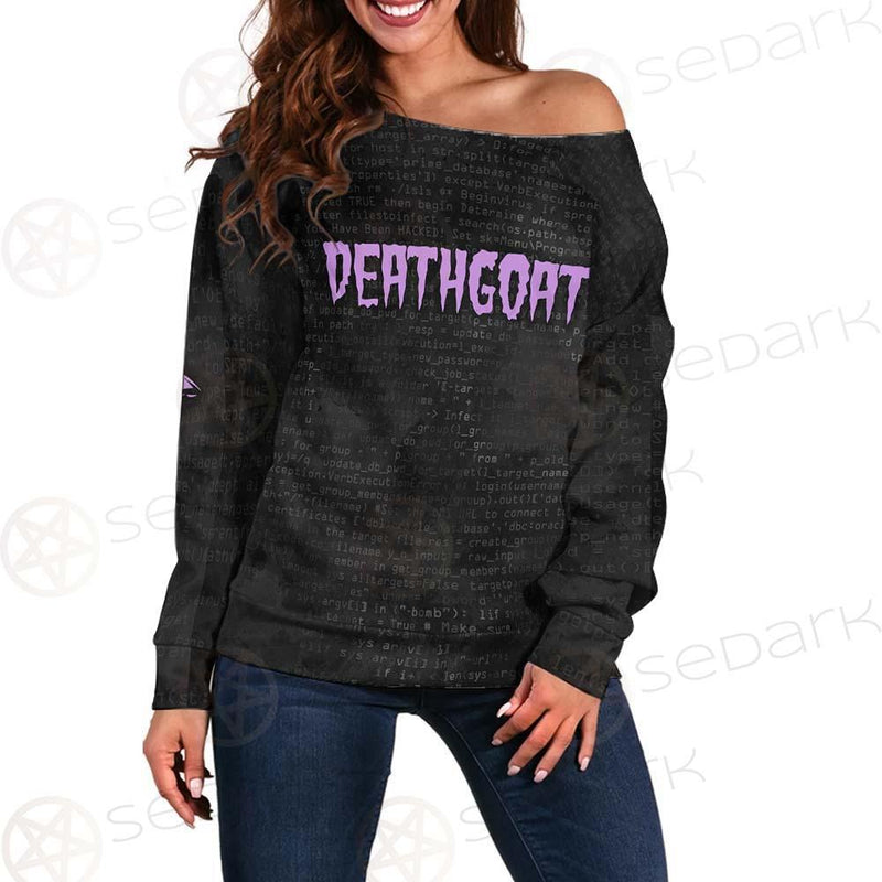 Pentagram Goat SED-0298 Off Shoulder Sweaters