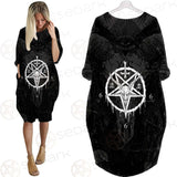 Pentagram Cross Inverted SED-0299 Batwing Pocket Dress