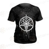 Pentagram Cross Inverted SED-0299 Unisex T-shirt