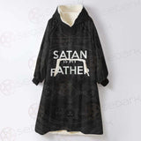 Satan My Father SED-0300 Oversized Sherpa Blanket Hoodie