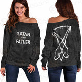 Satan My Father SED-0300 Off Shoulder Sweaters