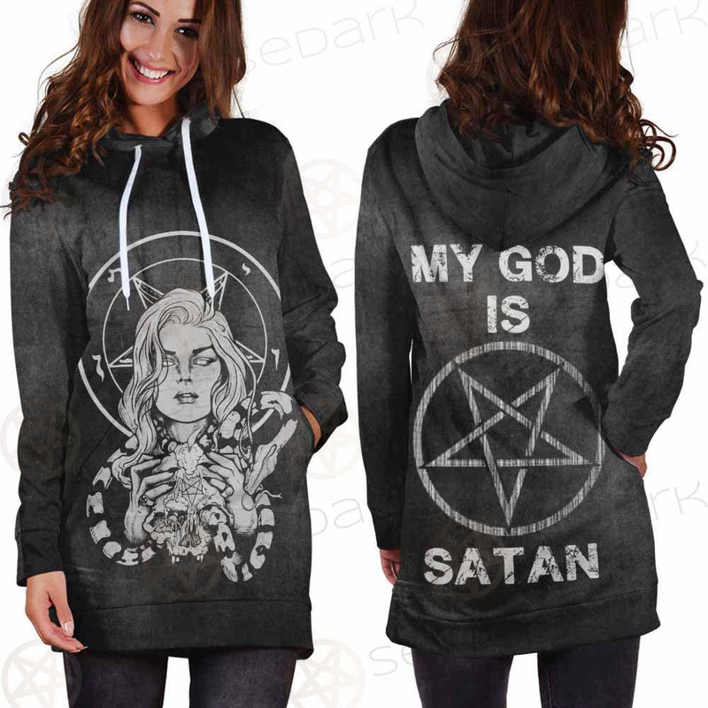 Satan My God SED-0302 Hoodie Dress