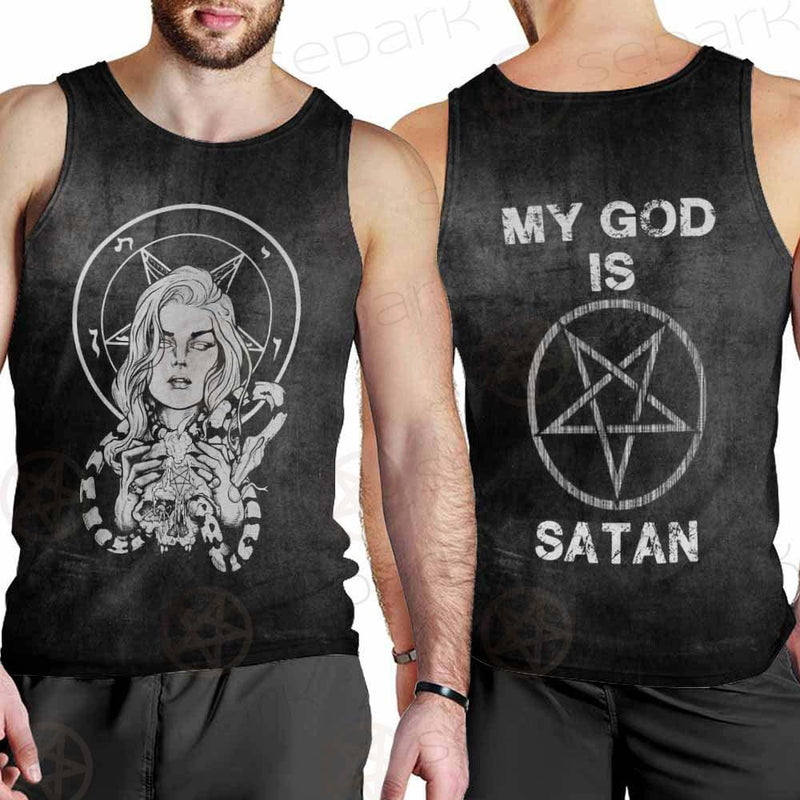 Satan My God SED-0302 Men Tank-tops