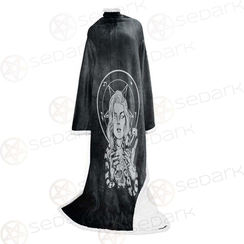 Satan My God SED-0302 Sleeved Blanket