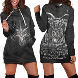 Baphomet Lotus SED-0303 Hoodie Dress