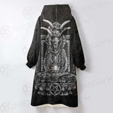 Baphomet Lotus SED-0303 Oversized Sherpa Blanket Hoodie