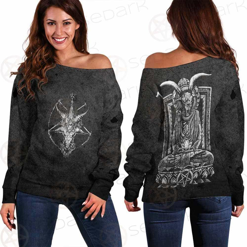 Baphomet Lotus SED-0303 Off Shoulder Sweaters