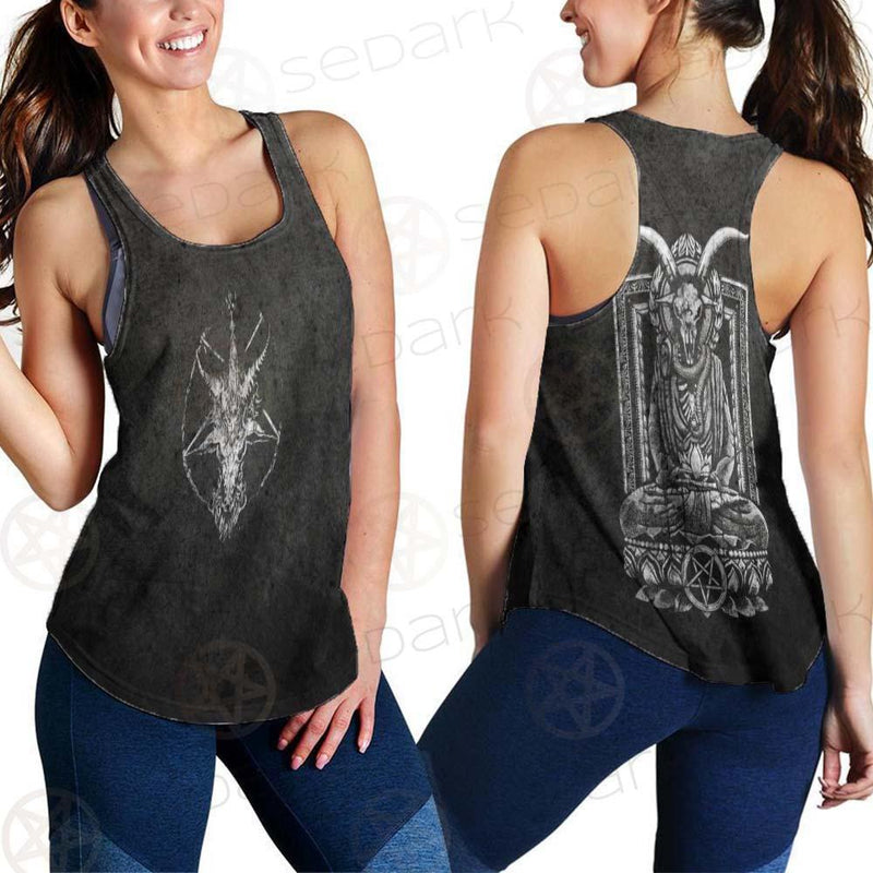 Baphomet Lotus SED-0303 Women Tank Top