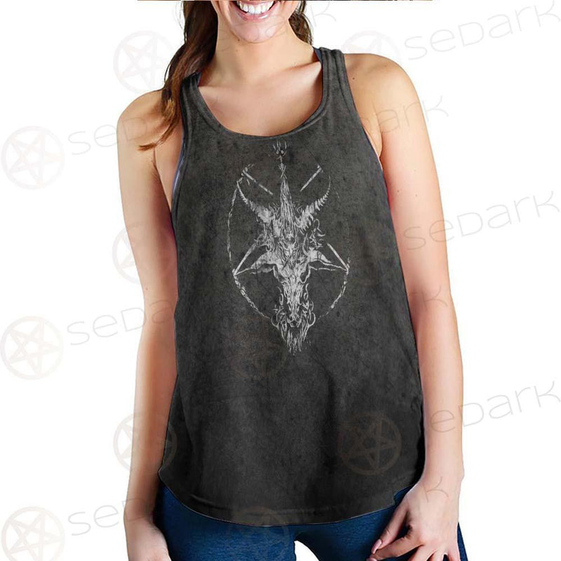 Baphomet Lotus SED-0303 Women Tank Top