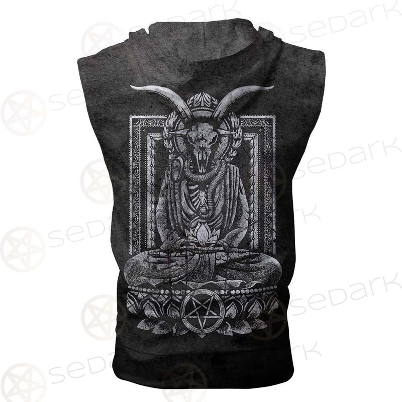 Baphomet Lotus SED-0303 Zip Sleeveless Hoodie