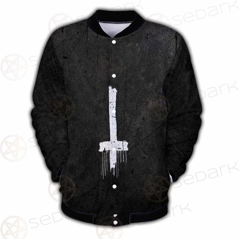 Satanic Cross Inverted SED-0304 Button Jacket