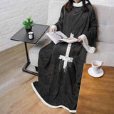 Satanic Cross Inverted SED-0304 Sleeved Blanket