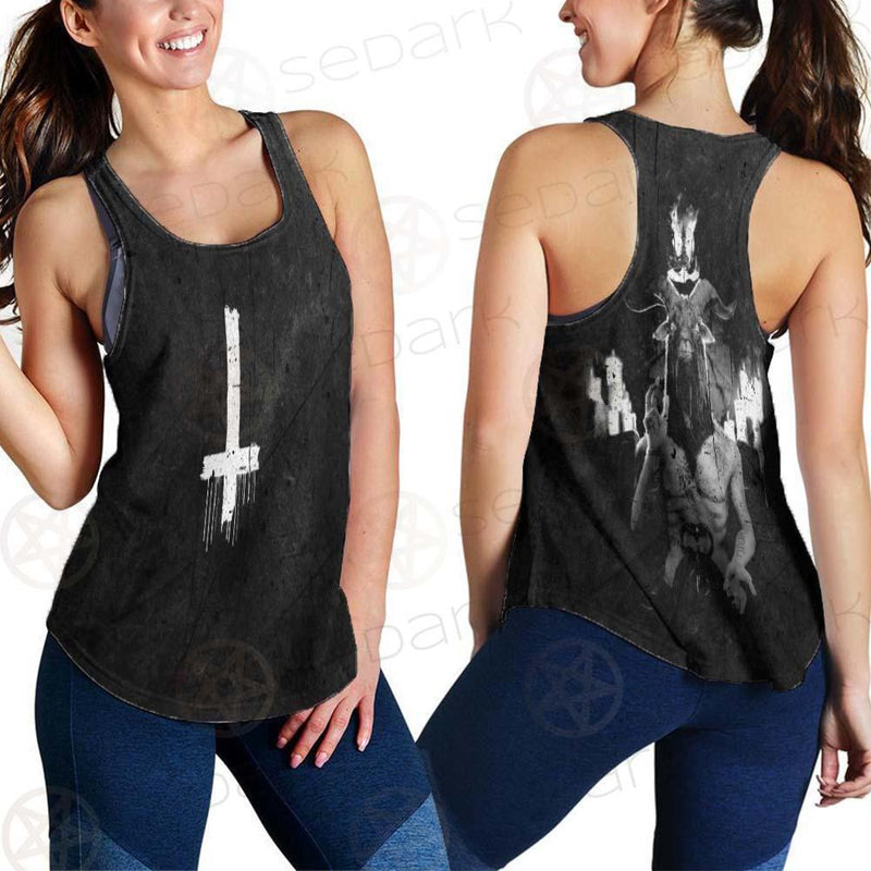 Satanic Cross Inverted SED-0304 Women Tank Top