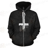 Satanic Cross Inverted SED-0304 Hoodie & Zip-up Hoodie