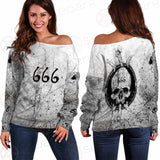 Satan 666 SED-0305 Off Shoulder Sweaters