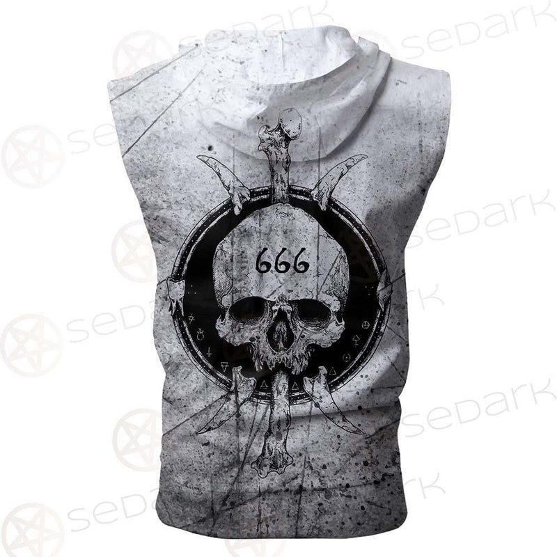 Satan 666 SED-0305 Zip Sleeveless Hoodie
