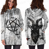 Satan Cross Inverted SED-0306 Hoodie Dress