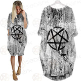 Satan Cross Inverted SED-0306 Batwing Pocket Dress