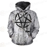 Satan Cross Inverted SED-0306 Hoodie & Zip-up Hoodie