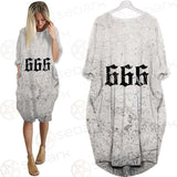 Satan 666 SED-0307 Batwing Pocket Dress
