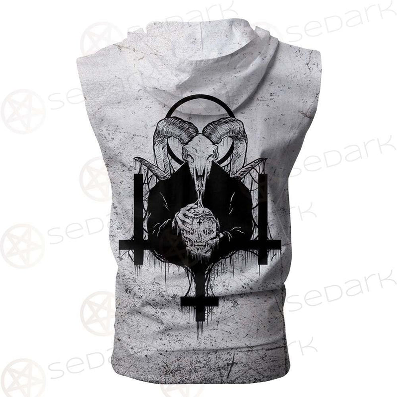 Satan 666 SED-0307 Zip Sleeveless Hoodie