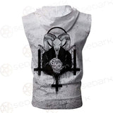 Satan 666 SED-0307 Zip Sleeveless Hoodie