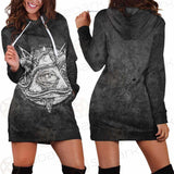 Satan Demon Triangle SED-0308 Hoodie Dress