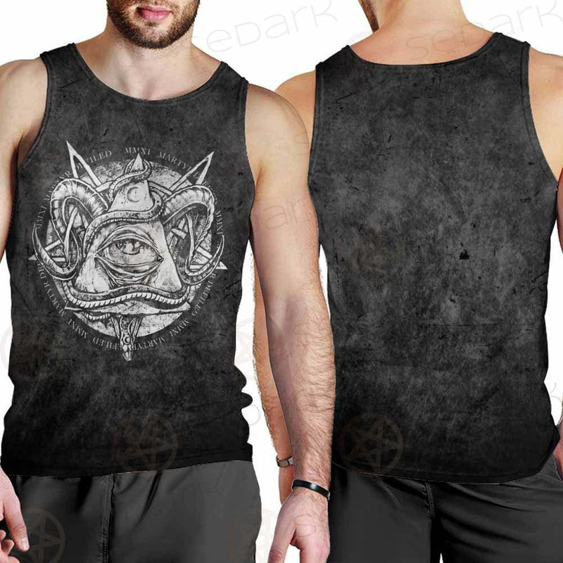 Satan Demon Triangle SED-0308 Men Tank-tops