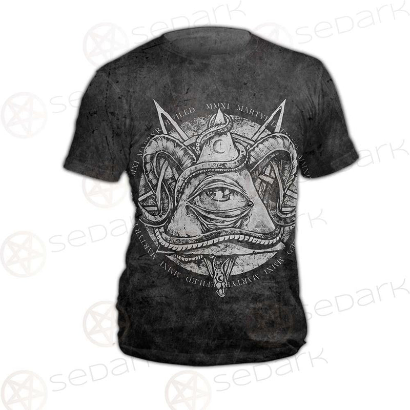 Satan Demon Triangle SED-0308 Unisex T-shirt