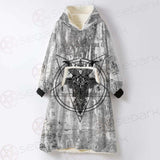 Satanic Silhouette SED-0309 Oversized Sherpa Blanket Hoodie