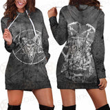 Pentagram Symbol SED-0310 Hoodie Dress