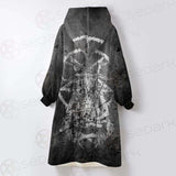 Pentagram Symbol SED-0310 Oversized Sherpa Blanket Hoodie