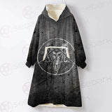 Pentagram Symbol SED-0310 Oversized Sherpa Blanket Hoodie